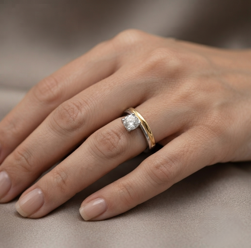 Anillo Cosmopolitán Oro Plata