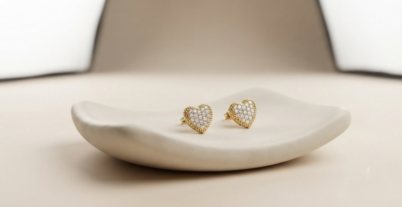 Aretes De Mujer Chapadas En Oro