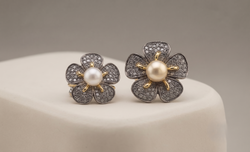 Aretes Flor De Ebanó