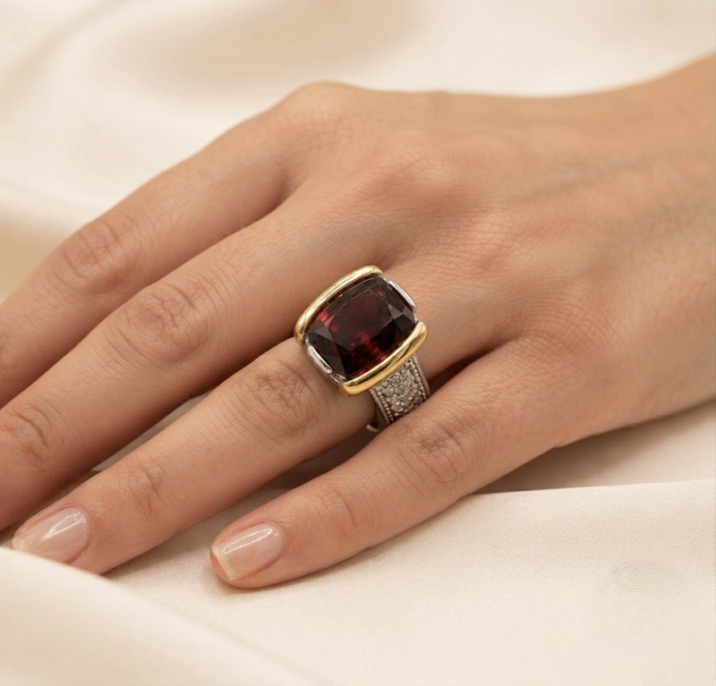 Anillo Doom Oro Plata