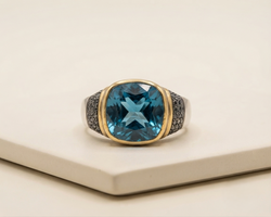 Anillo Silent Oro Plata