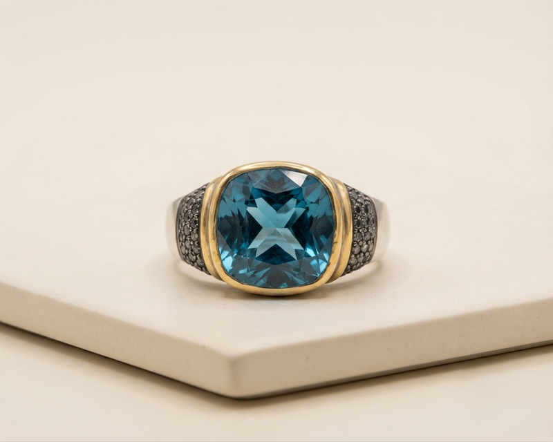 Anillo Silent Oro Plata