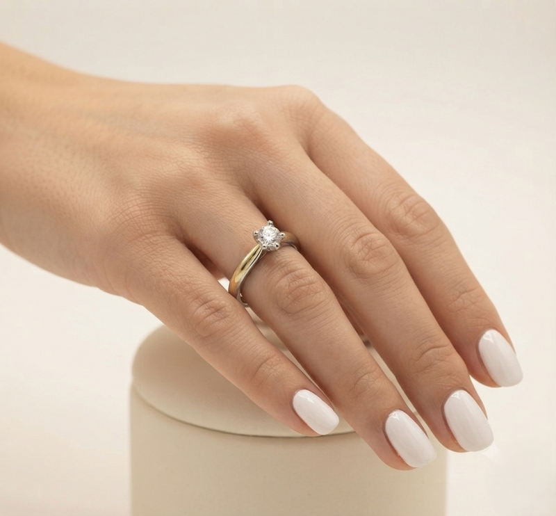 Anillo Duetto Oro Plata