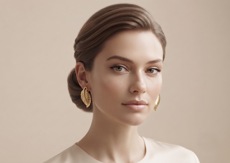 Aretes Agóra De Mujer Chapadas En Oro
