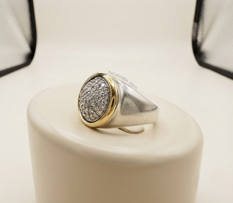 Anillo Scarlett Oro Plata