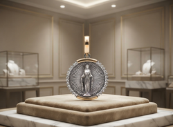 Dije Gracia Eterna Oro Plata