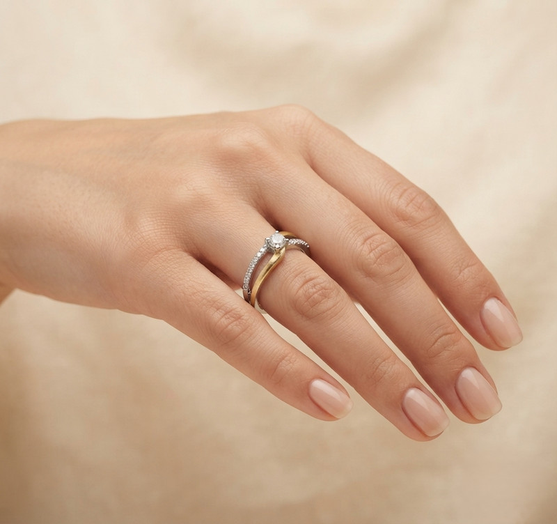 Anillo Londres Oro Plata