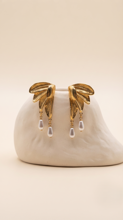 Aretes Nikella Chapadas En Oro