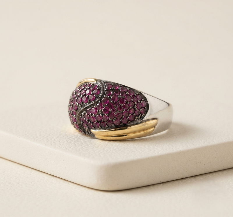 Anillo Radiance Oro Plata