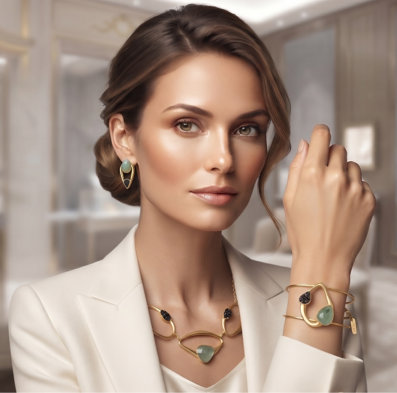Set Collar + Topos + Pulsera  Zenith