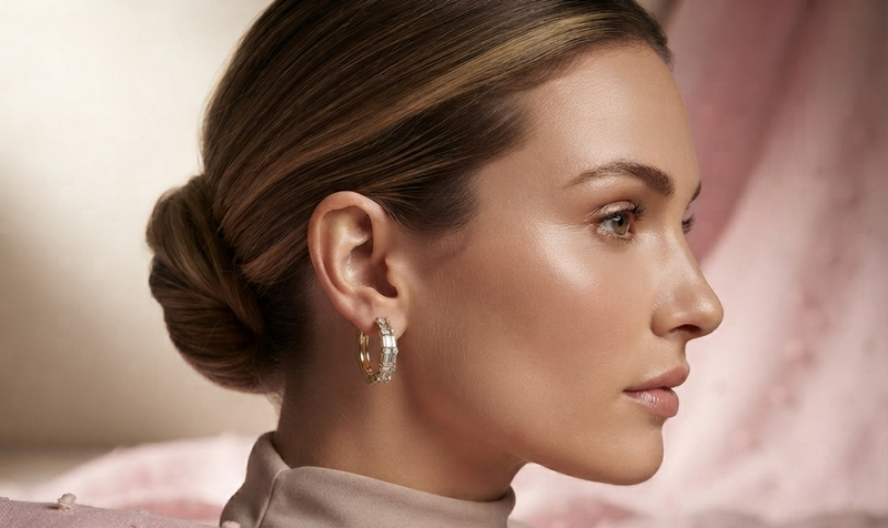 Aretes Seduction Chapadas En Oro