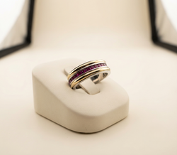 Anillo Tommy Oro Plata