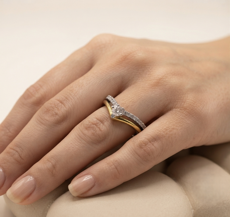 Anillo Apexx Oro Plata