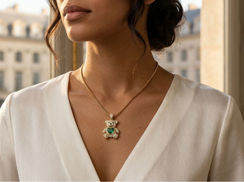 Collar Amour En Esmeralda
