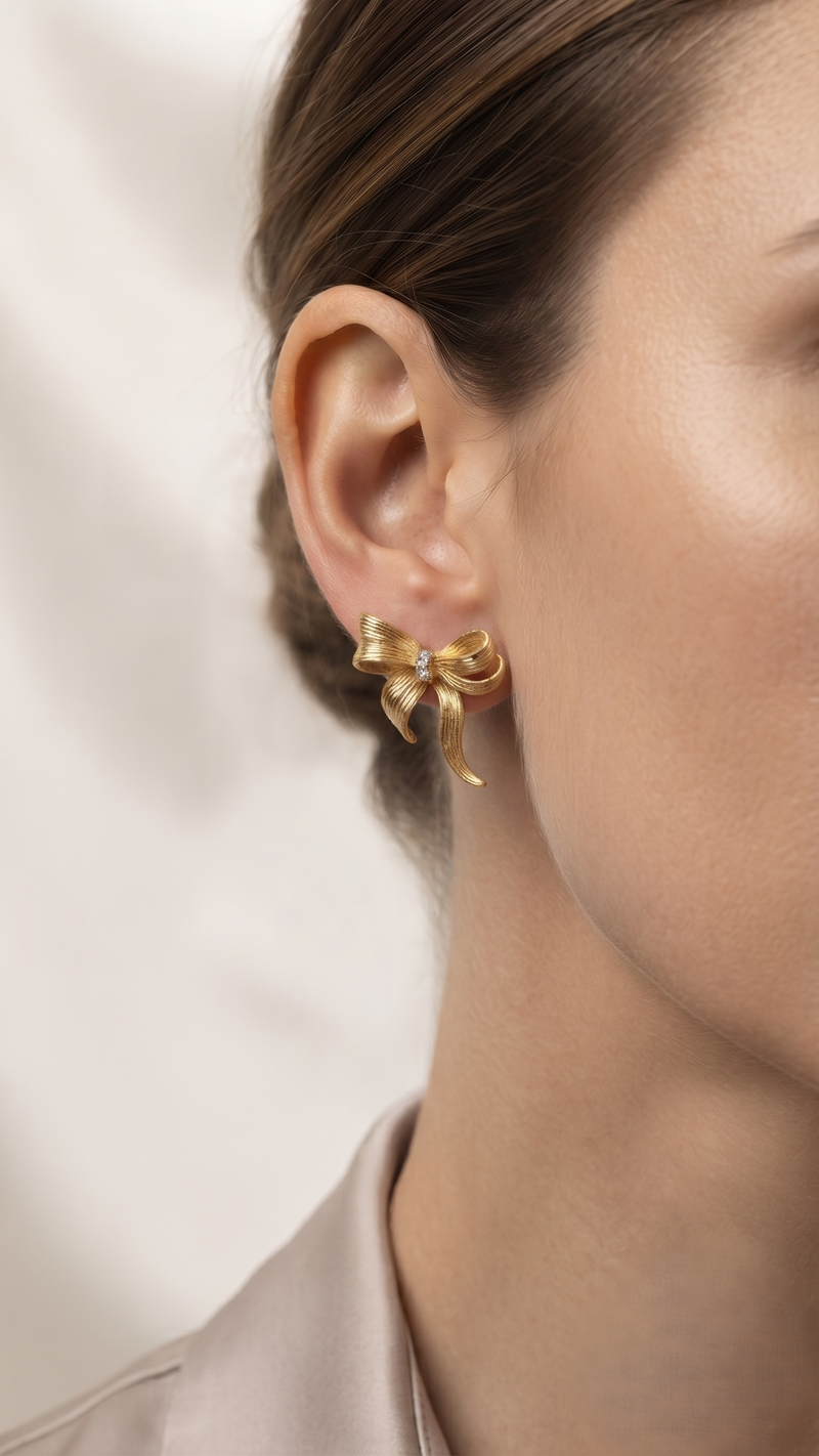 Aretes Chapadas En Oro