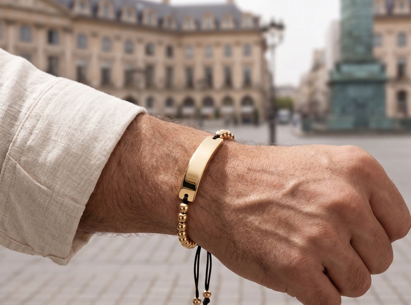 Pulsera Raré En Oro Laminado