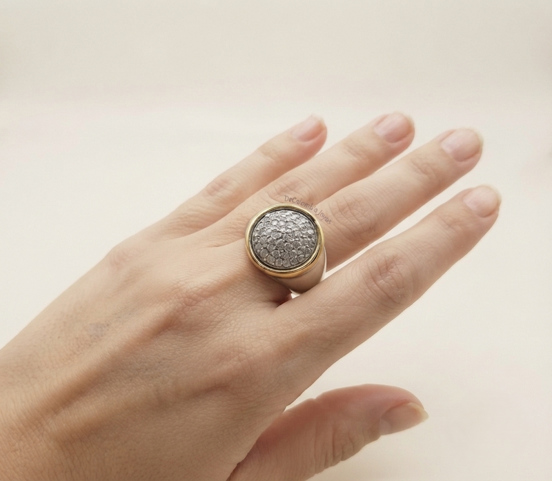 Anillo Scarlett Oro Plata