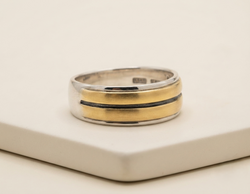 Anillo Grandeur Oro Plata
