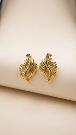 Aretes Fillip Chapadas En Oro