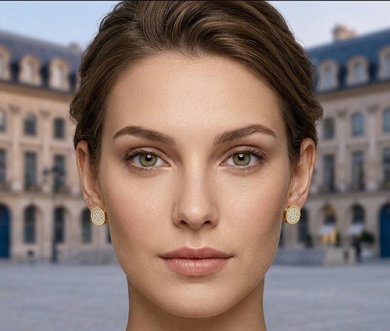 Aretes Perlas En Oro Plata