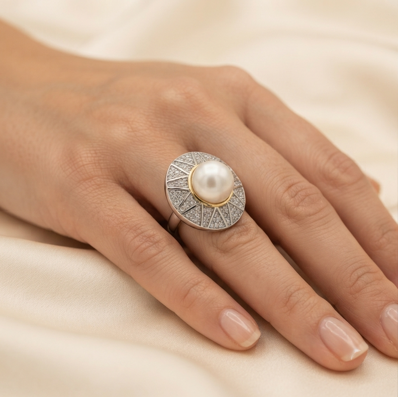 Anillo Hudson Oro Plata