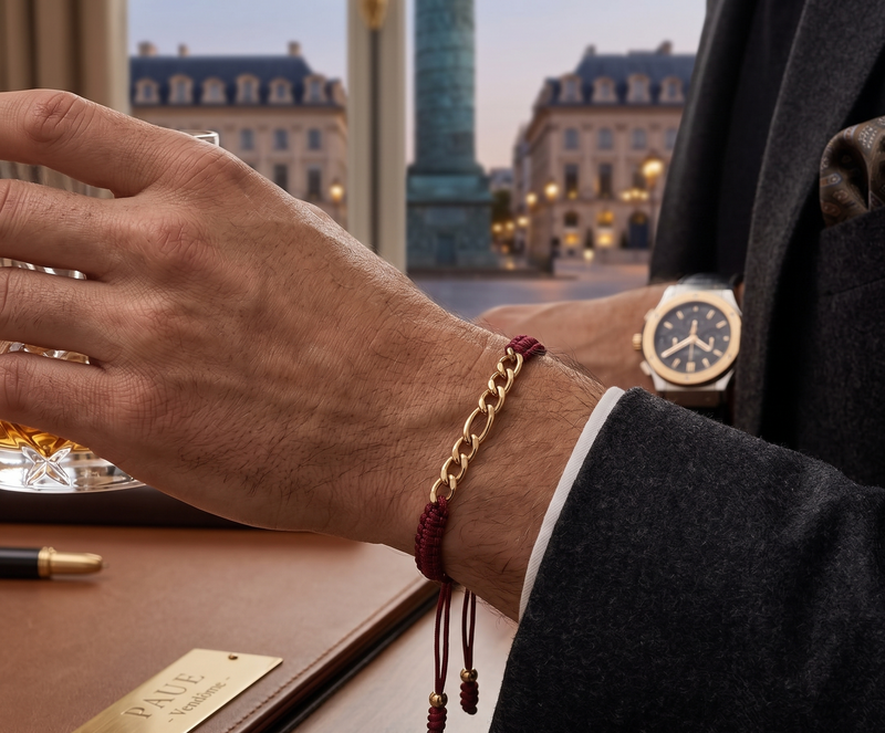 Pulsera Royale En Oro Laminado