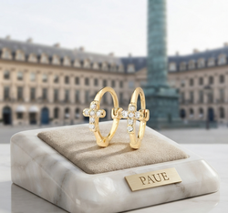 Aretes Bailaret En Oro Plata