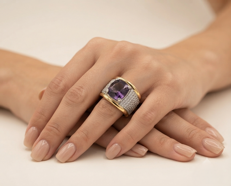 Anillo Montclarent Oro Plata