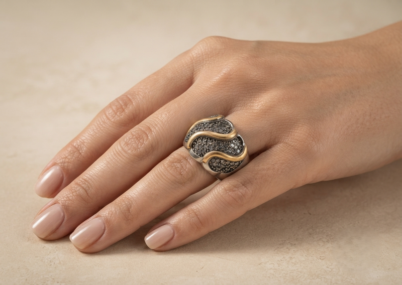 Anillo Whisper Oro Plata