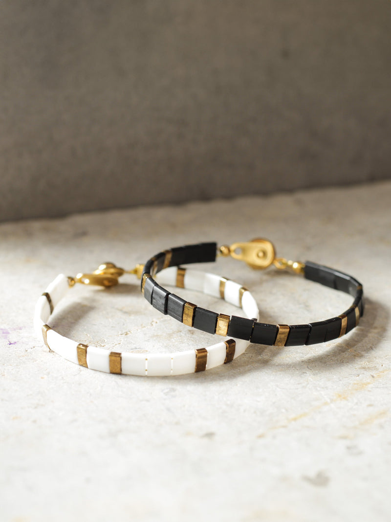 Combo Brazaletes Pareja Miyuki Tila 5mm