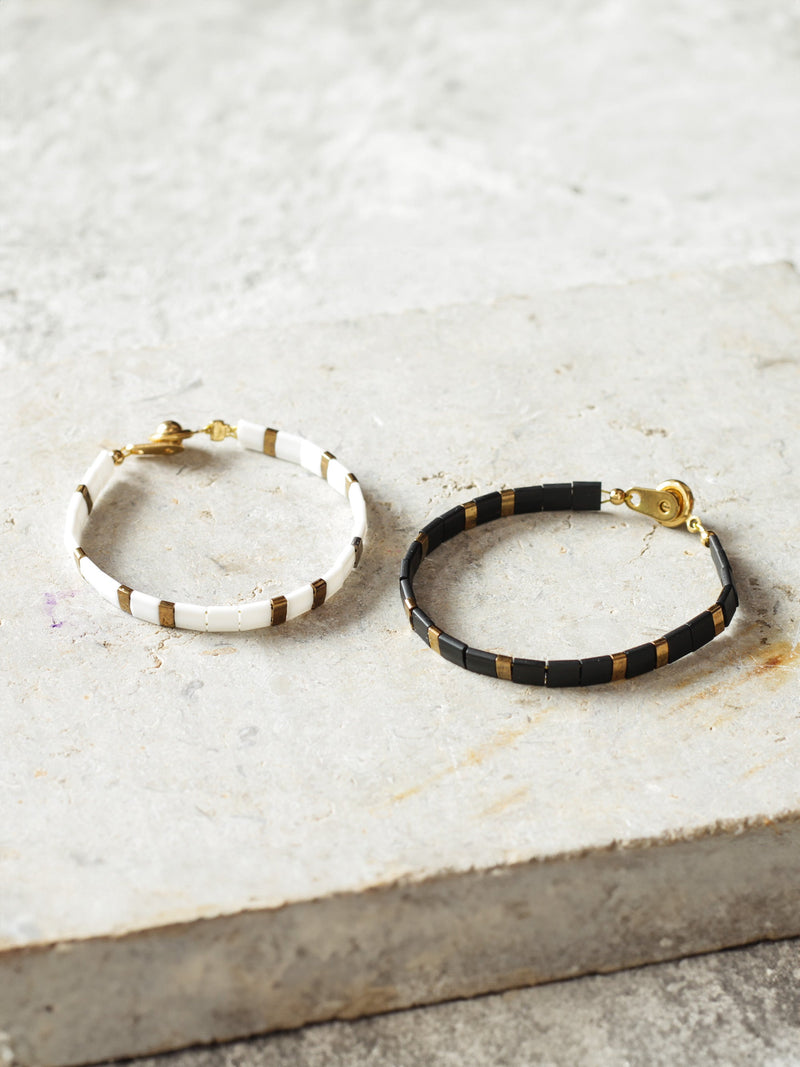 Combo Brazaletes Pareja Miyuki Tila 5mm