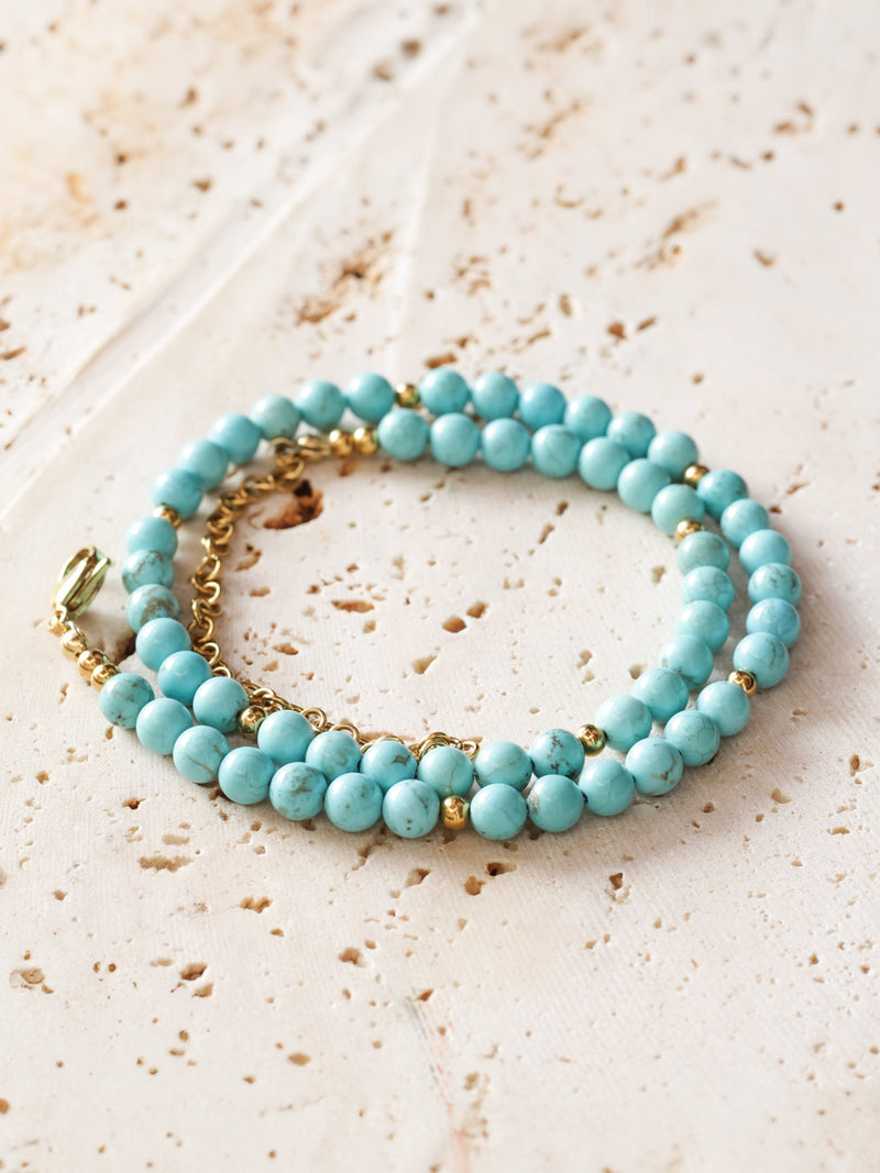 Choker Turquesa 6mm