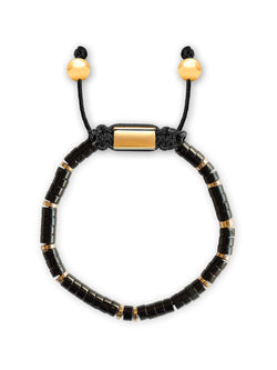 Brazalete All Black Heishi 4mm