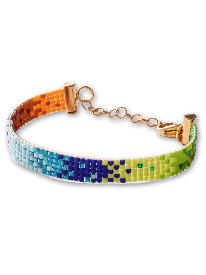 Brazalete Miyuki Cartagena 5 puntos - Tayrona Accesorios
