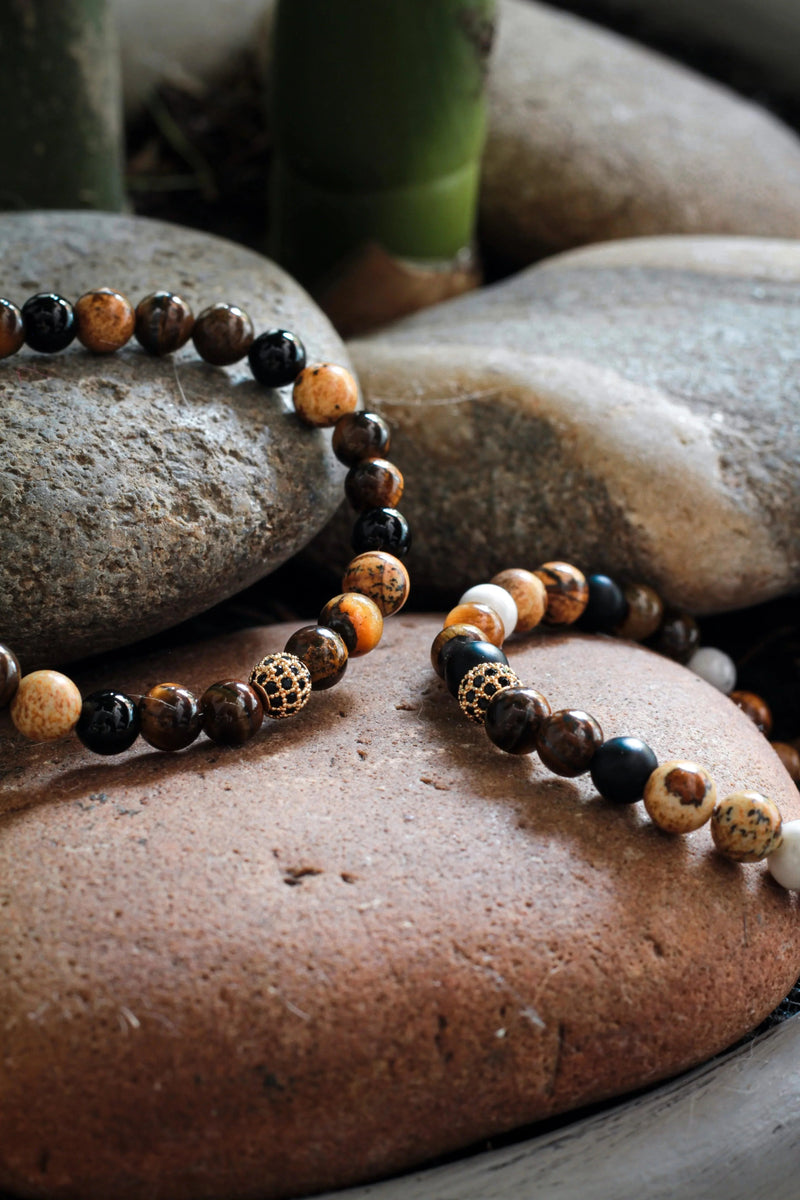 Brazalete Tigre Nevado 6mm - Tayrona Accesorios
