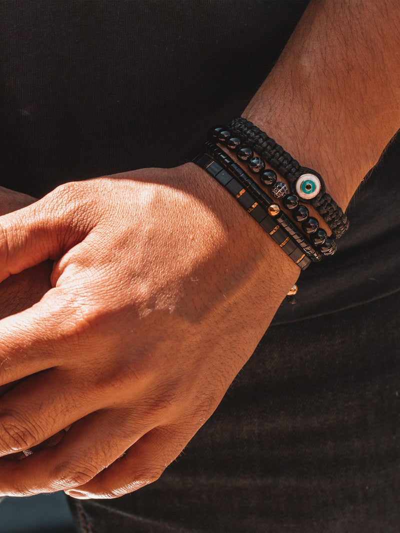 Brazalete Onyx 6mm - Tayrona Accesorios