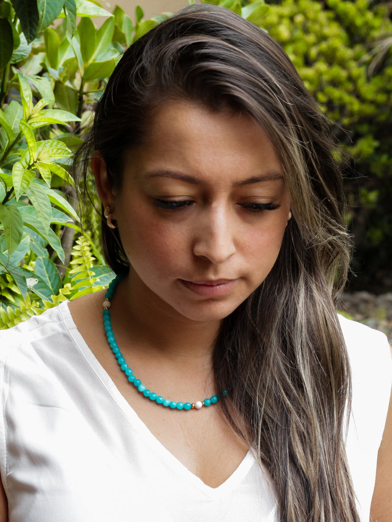 Choker Amazonita 6mm