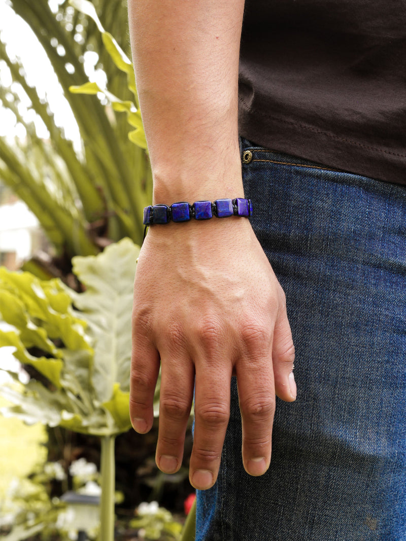 Brazalete Lapislázuli 10mm