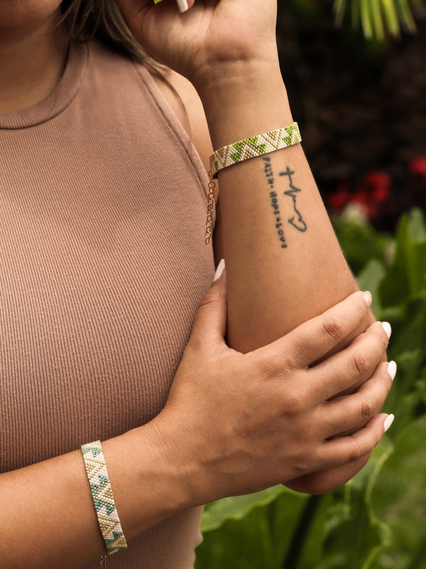 Brazalete Miyuki Oasis 8 puntos - Tayrona Accesorios