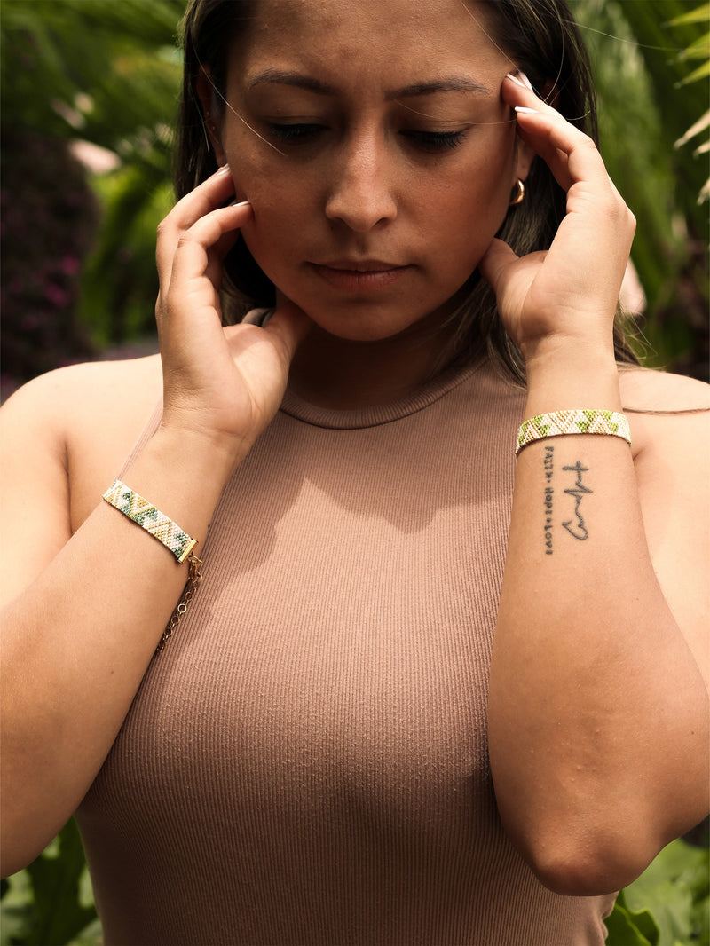 Brazalete Miyuki Oasis 8 puntos - Tayrona Accesorios