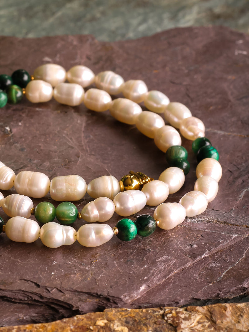 Collar Perla de Rio Verde 7mm