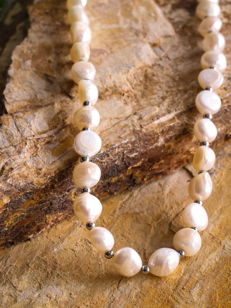 Collar Perla de Rio Dorado 7mm