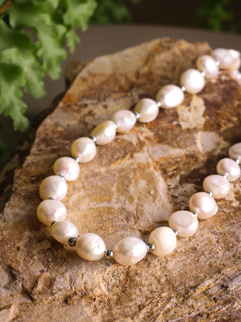 Collar Perla de Rio Dorado 7mm