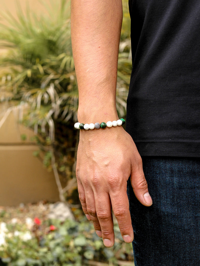 Brazalete Tigre Blanco 8mm