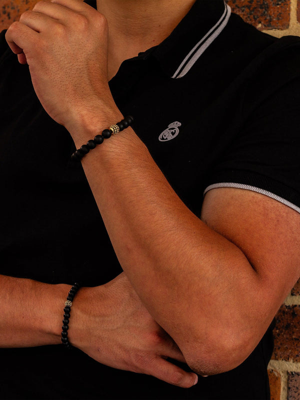Brazalete All Black 6mm - Tayrona Accesorios