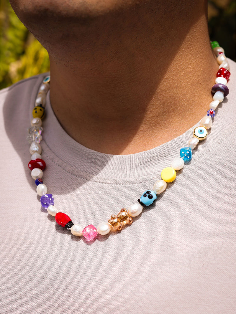 Collar Perla de Rio Multicolor Smiley