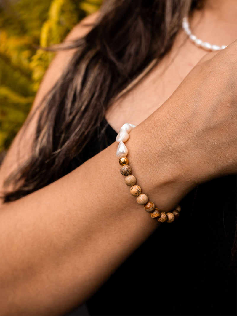 Brazalete Perla de Rio & Jasper
