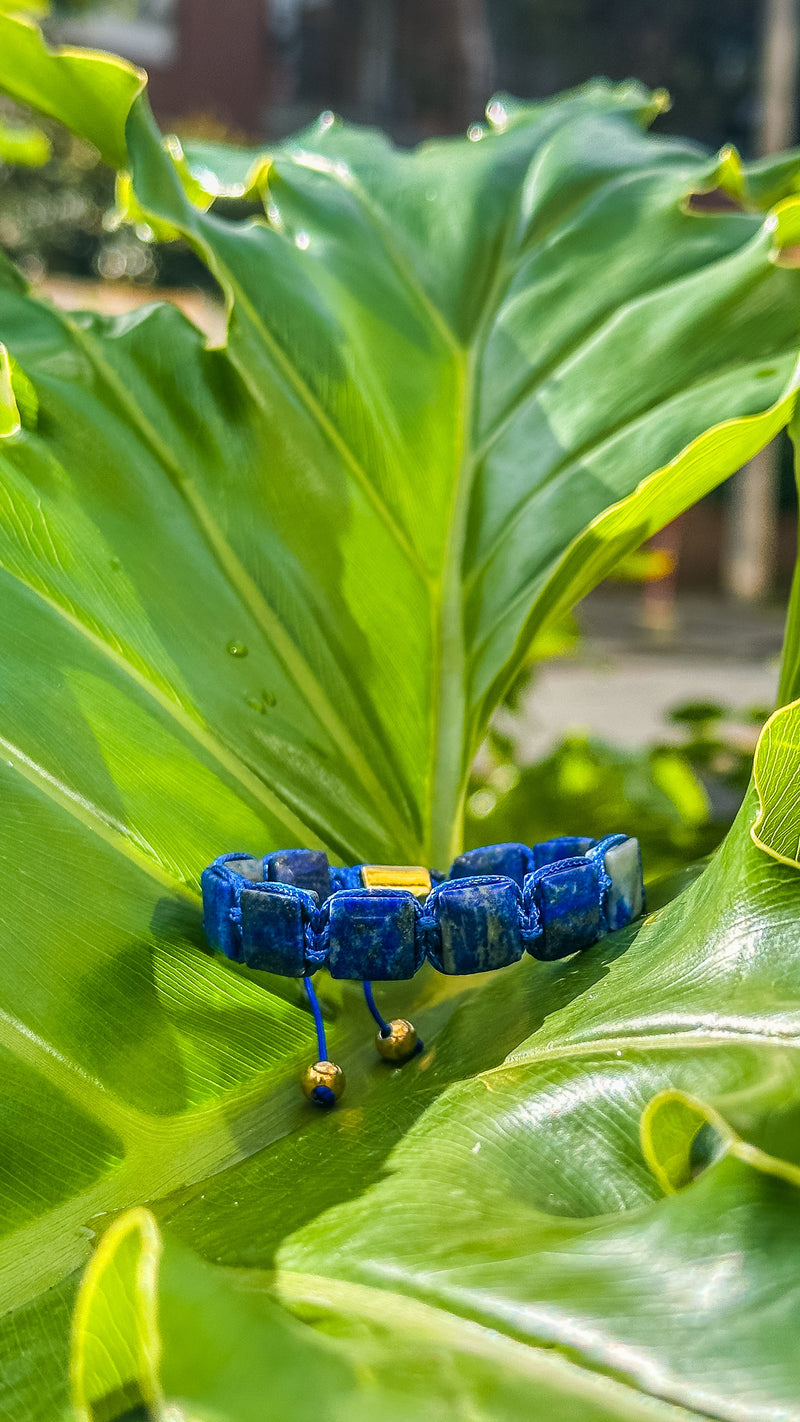 Brazalete Lapislázuli 10mm