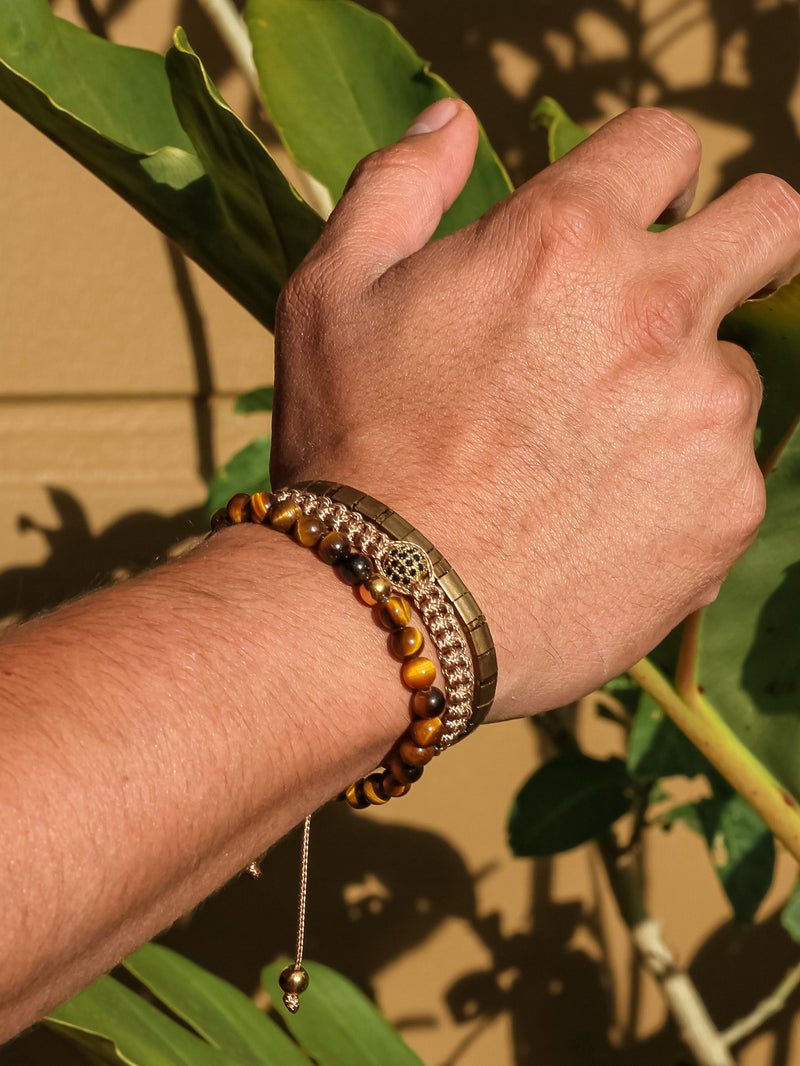 Brazalete Miyuki Tila El Dorado 5mm