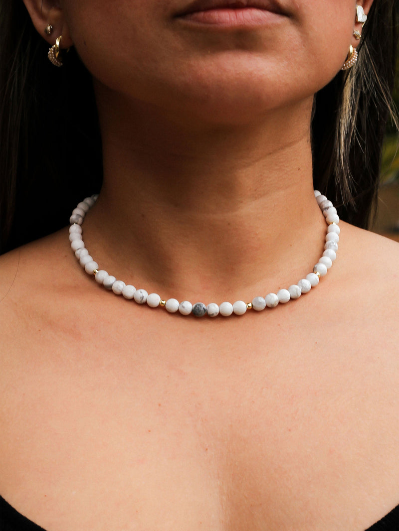 Choker Howlite 6mm